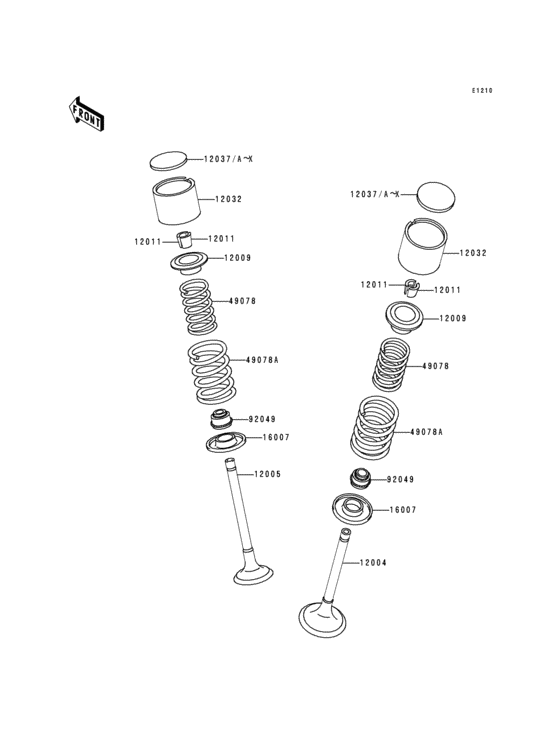 KL650 Клапана