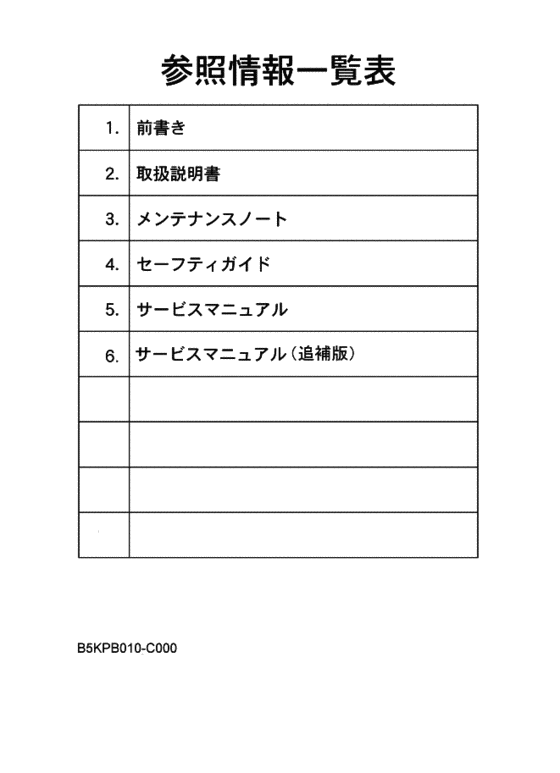 XVS1100 参照情報一覧