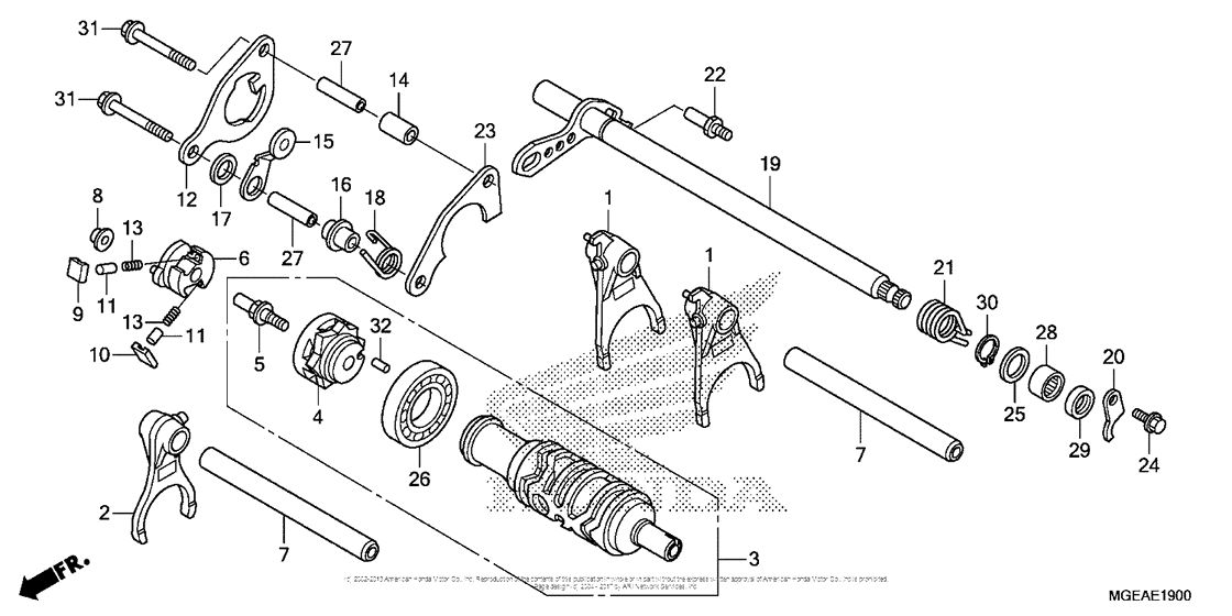 Gearshift Drum (1)