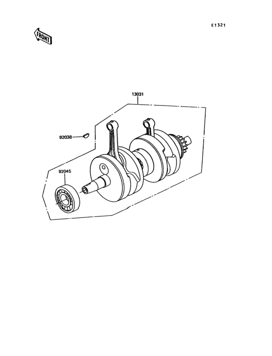 EX305 Коленвал