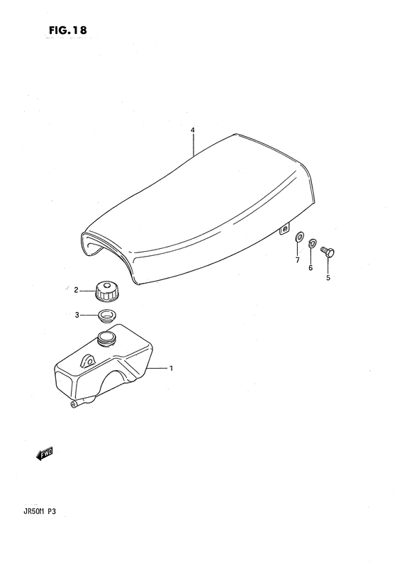 Oil tank - seat