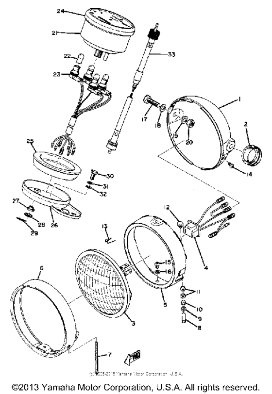 Headlight meter