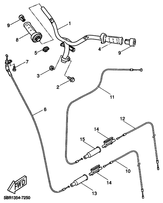YQ50 Lenker kabel