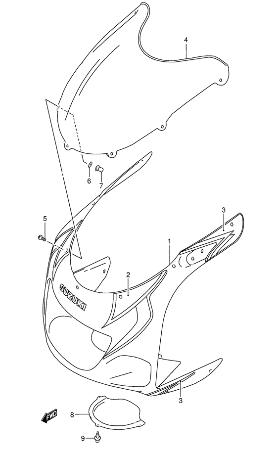 Cowling body