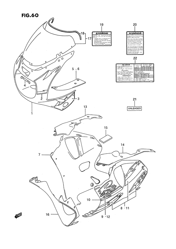 Cowling body