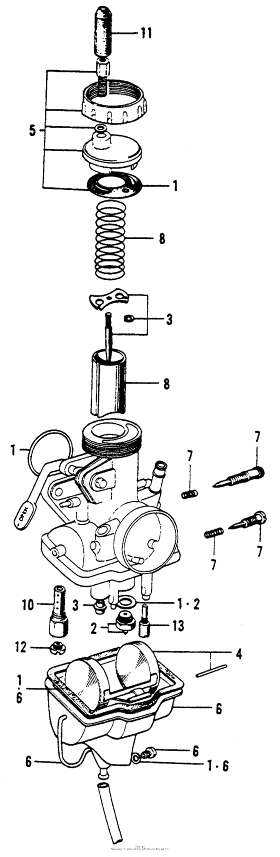 Carburetor i (keihin) s90