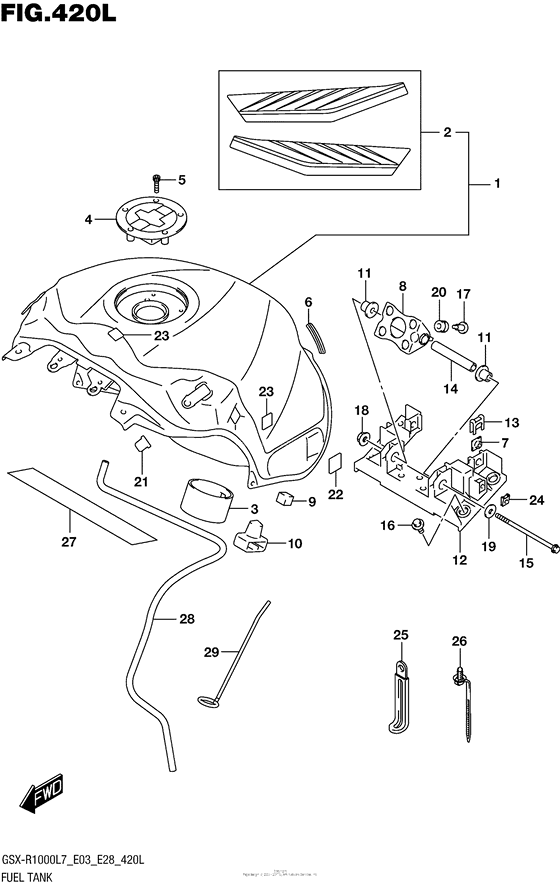 Fuel Tank (Gsx-R1000Al7 E33) (Ysf)