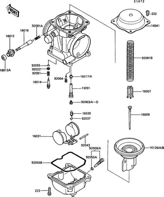 Carburetor parts(1/2)