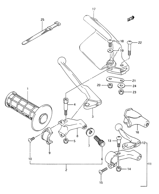 Left knuckle cover