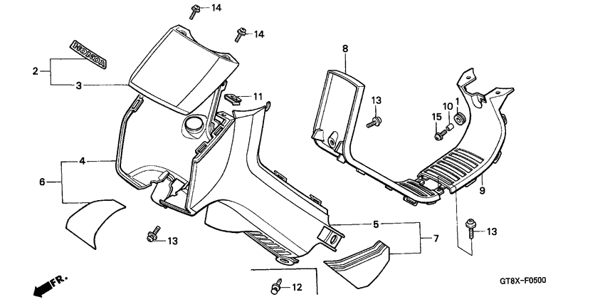 PK50S Front cover shutter