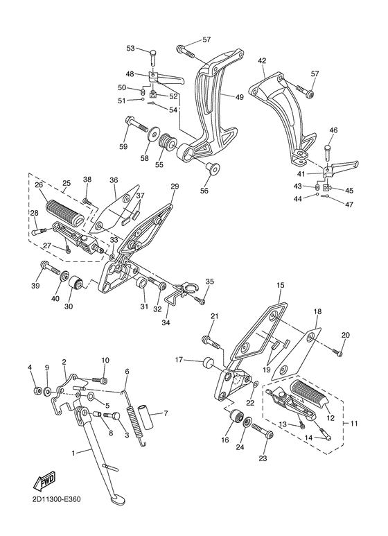Stand & footrest