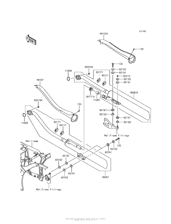 VN900 Глушитель