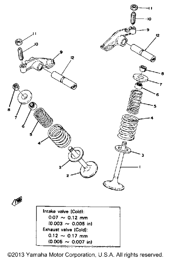 Valve - rocker arm