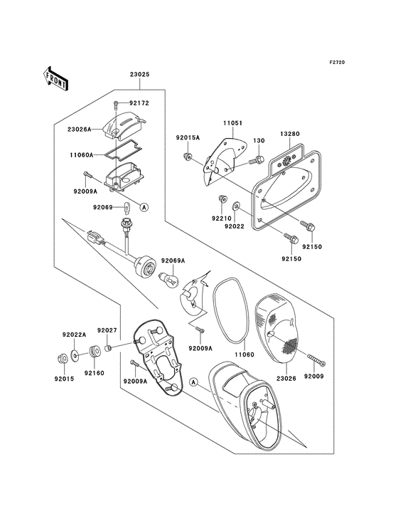Taillight unit ass`y