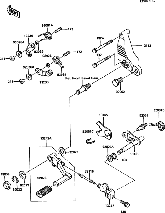 ZG1000 Механизм переключения передач