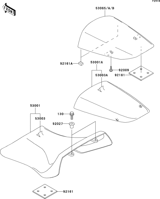 ZX1200 Сиденье
