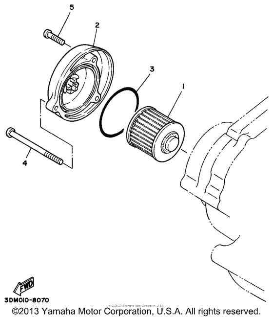 XV250 Масляный фильтр
