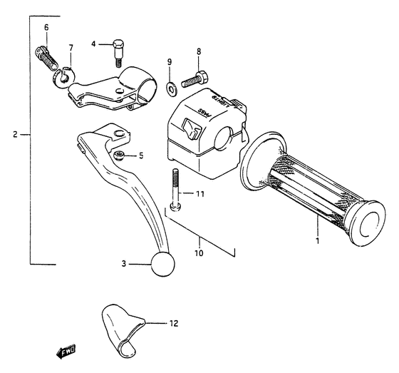 Left handle switch