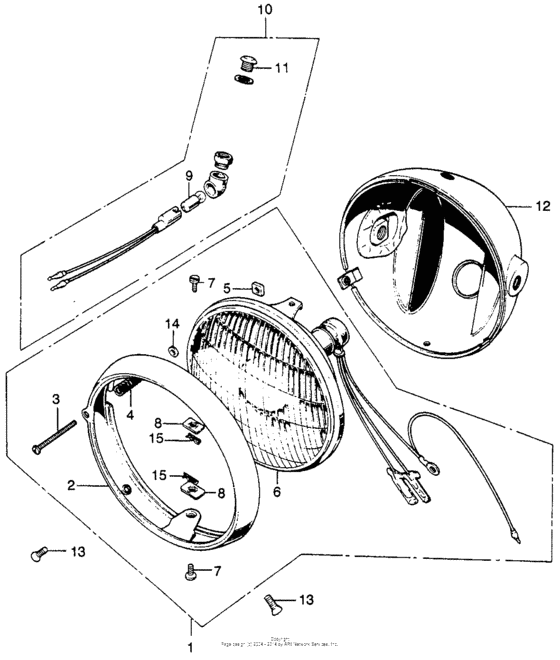 Cl headlight + headlight case k4-k6