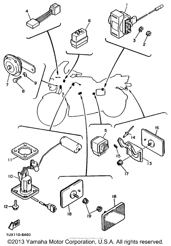 FJ1200SC Электрика