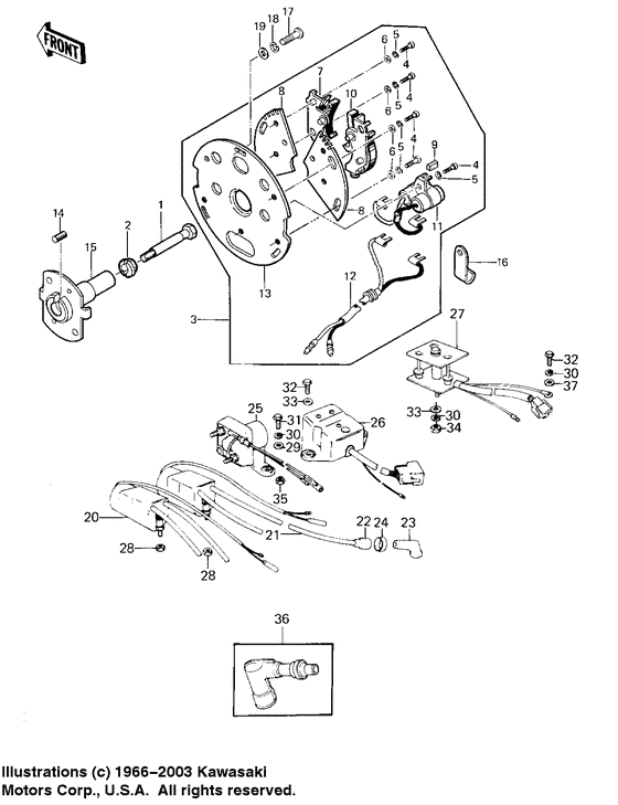 Ignition/regulator/rectifier