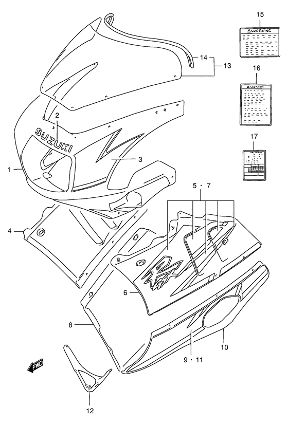 Cowling body