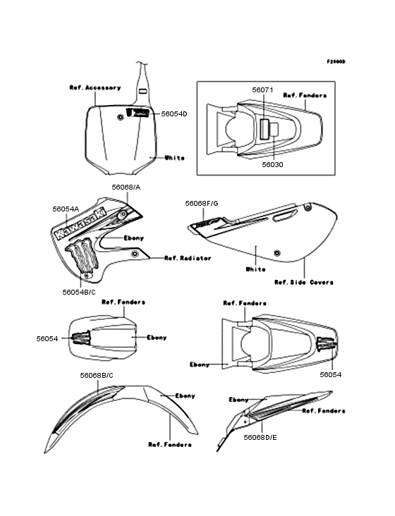 KX65 Наклейки
