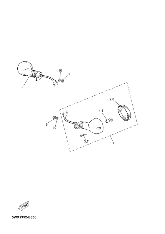 TZR50 Поворотники