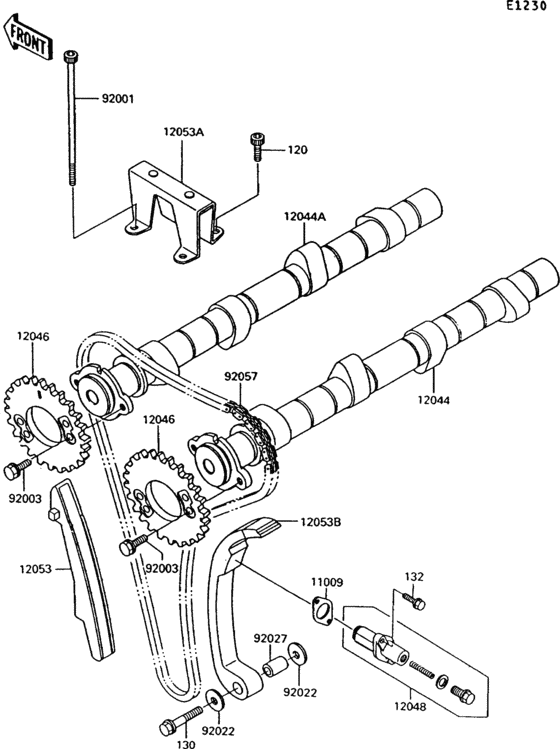 ZG1000 Распред вал