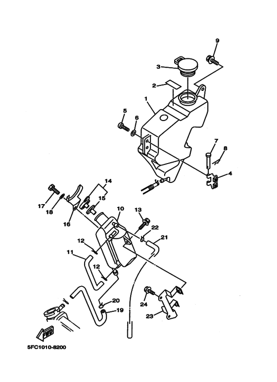 Oil tank assy