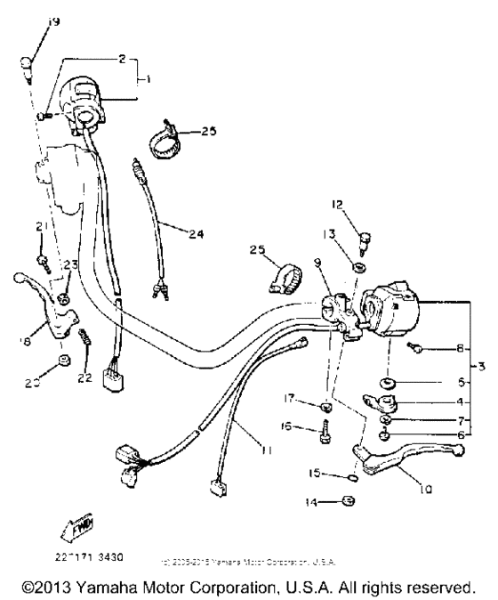 Handle switchl-lever