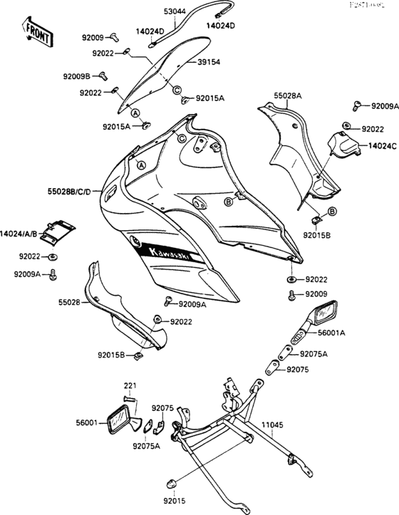Cowling(1/2)(ex500-a1)