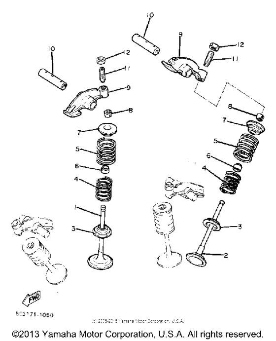 XV920RH Клапана
