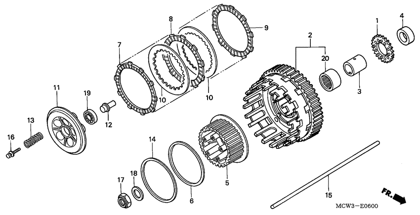 VFR800 (ABS) Бендикс