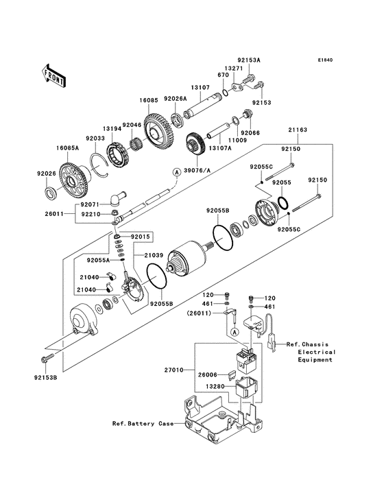 ZX1400 Стартер