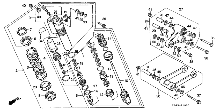 Rear cushion