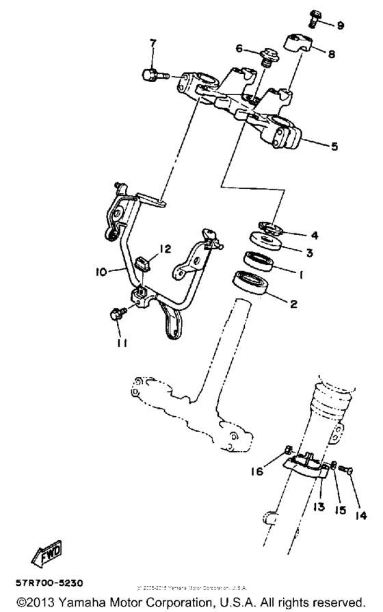 XT350TC (CA ED.) Управление