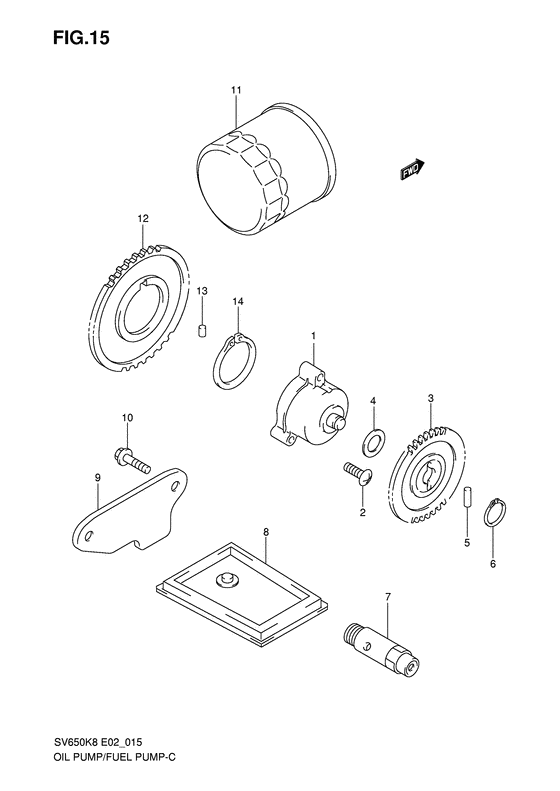 SV650 Маслонасос