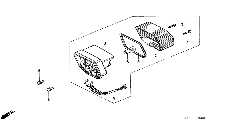 Taillight unit ass`y