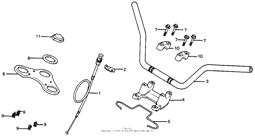 Handlebar + top bridge
