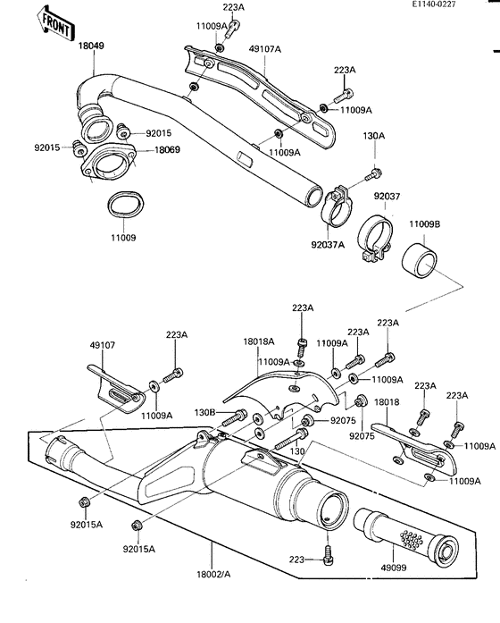 Muffler comp