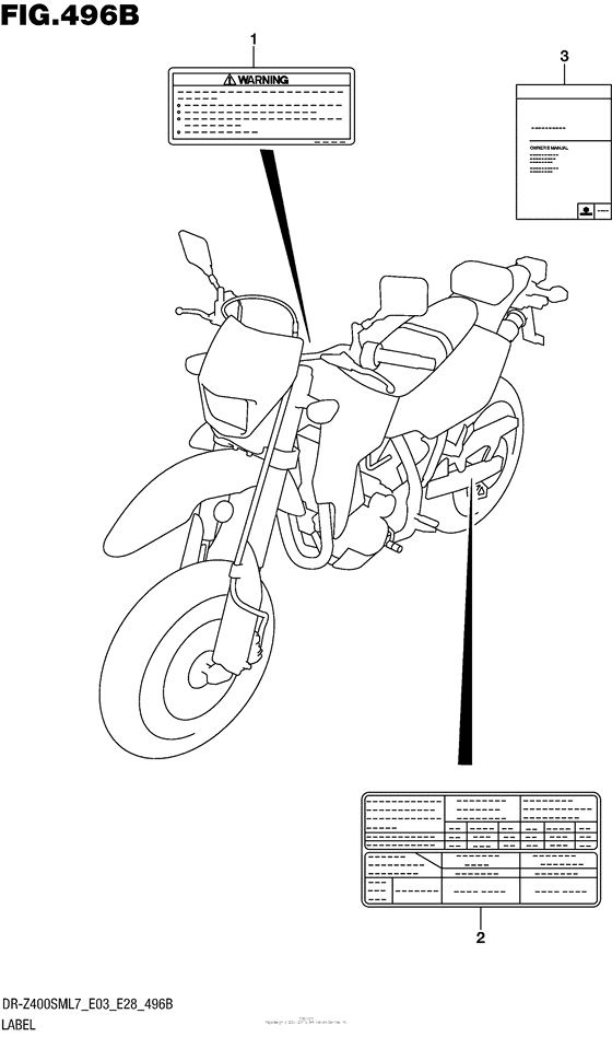 Label (Dr-Z400Sml7 E28)