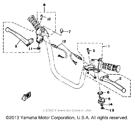 Handle switch - lever