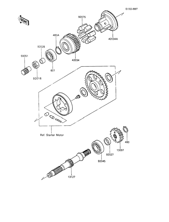 Secondary shaft