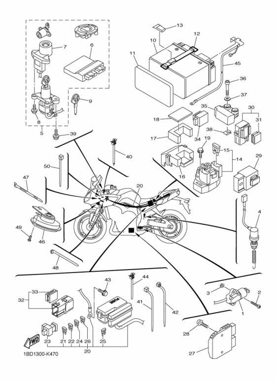 FZ8-SA Equipo electrico