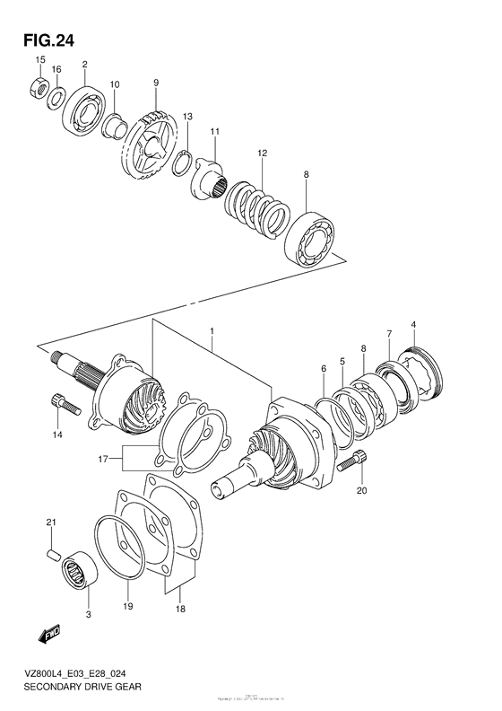 Secondary Drive Gear