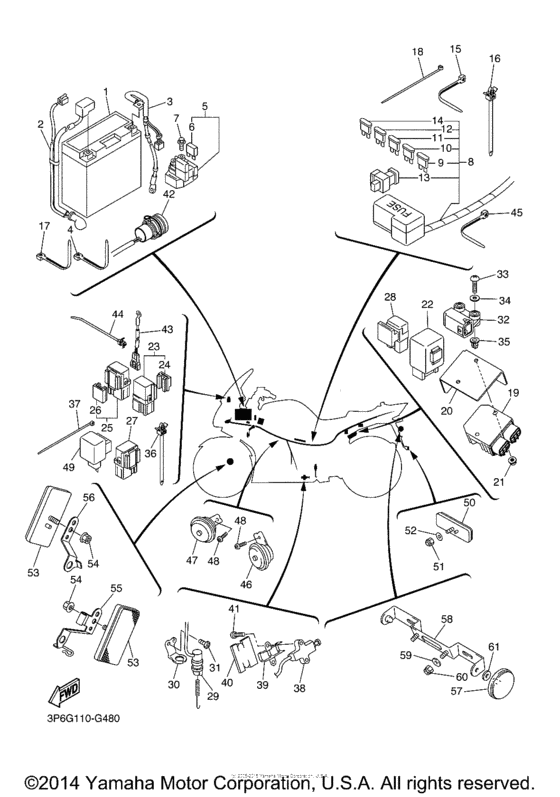 FJR13AXCB Электрика