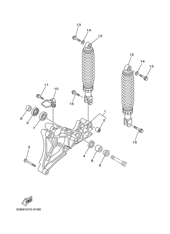 Rear arm. suspension