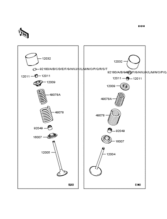 Rocker arms/valves