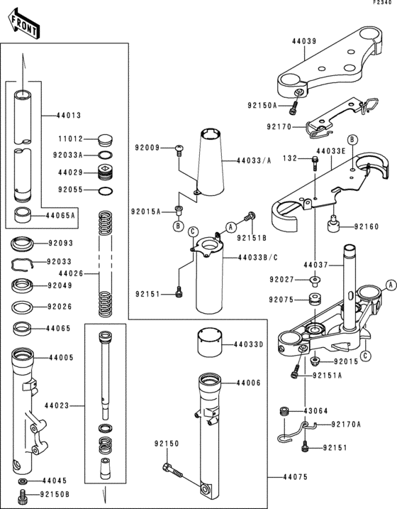 Front fork(1/2)
